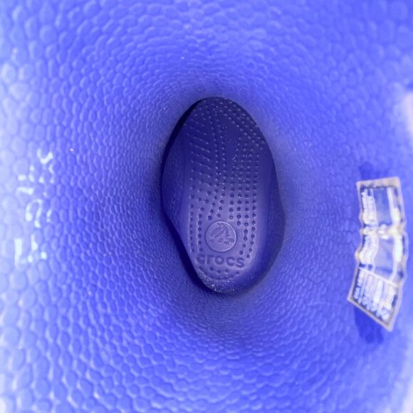 Crocs Children’s Blue Rubber Waterproof Handle It Rain Boots Size C11 - Picture 8 of 11